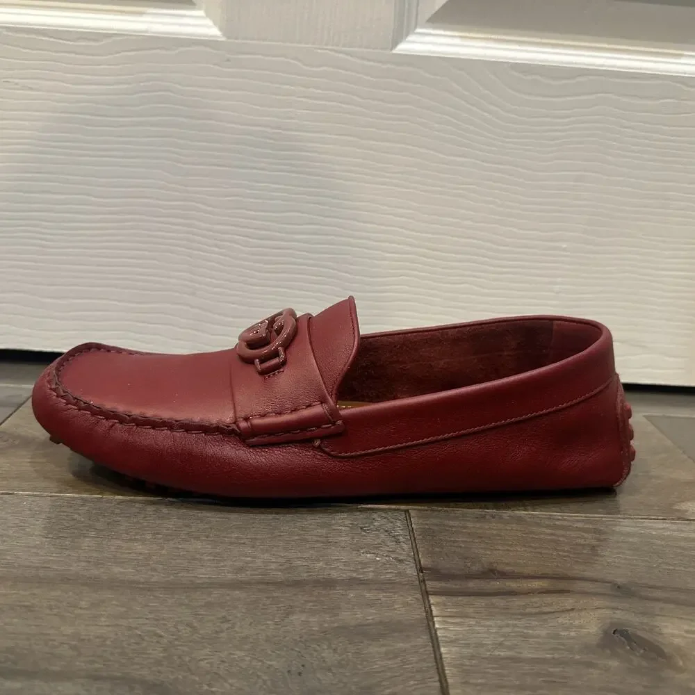 AUTHENTIC GUCCI INTERLOCKING G MOCCASINS LOAFERS 692379 GG 10 (fits USA sz 11)